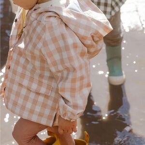 Pehr Plaid Hooded Rain Jacket